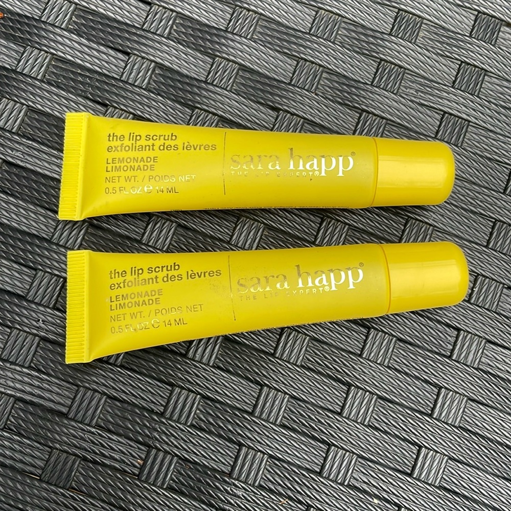 Sara happ the lip scrub lemonade 0.5 fl oz set of 2